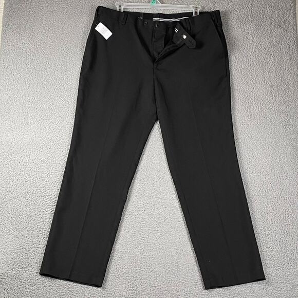 Jos A Bank Traveler Performance Tailored Fit Trouser Pants Men's 40x32 Black New - Picture 1 of 11